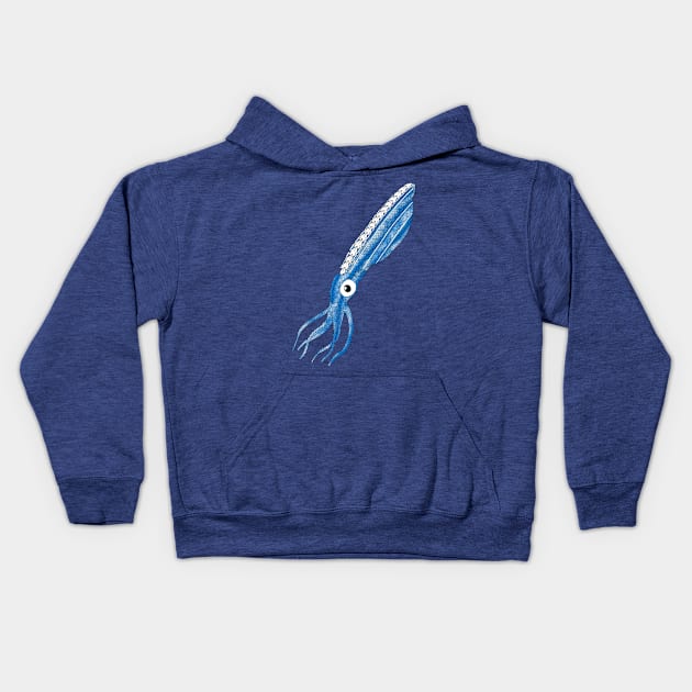 Tribal Squid Kids Hoodie by macdonaldcreativestudios